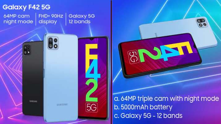 Samsung Galaxy F42 5G with triple rear cameras launched in India Samsung Galaxy F42 5G with triple rear cameras launched in India- India TV Paisa
