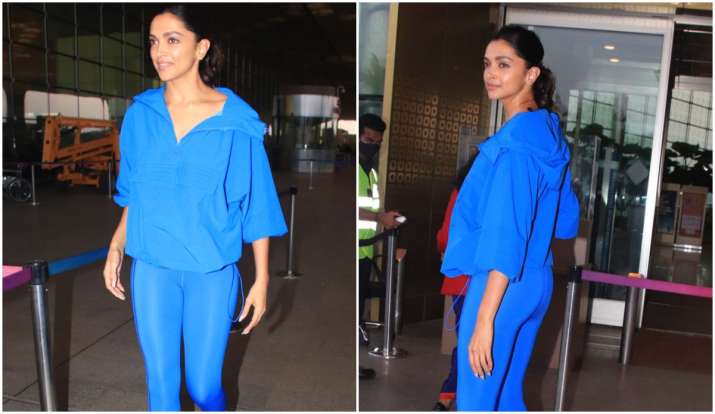 एयरपोर्ट पर कूल अंदाज में नजर आईं दीपिका पादुकोण, दिलकश अदाओं से जीता हर किसी का दिल