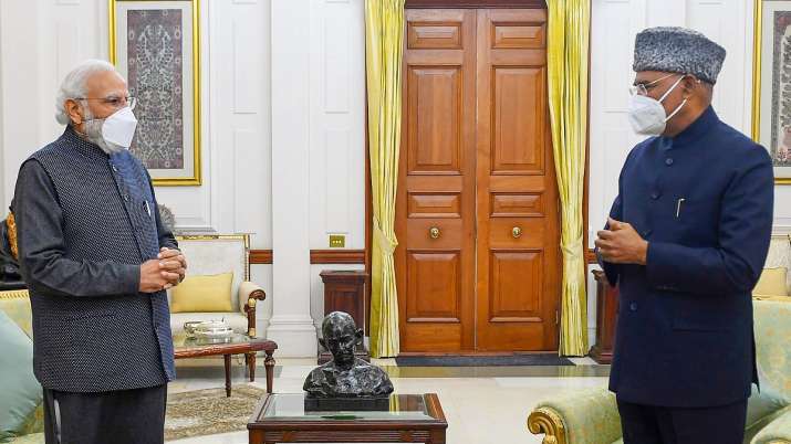 प्रधानमंत्री नरेंद्र मोदी ने की राष्ट्रपति कोविंद से मुलाकात, यूक्रेन से निकाले जा रहे भारतीयों के बारे में दी जानकारी