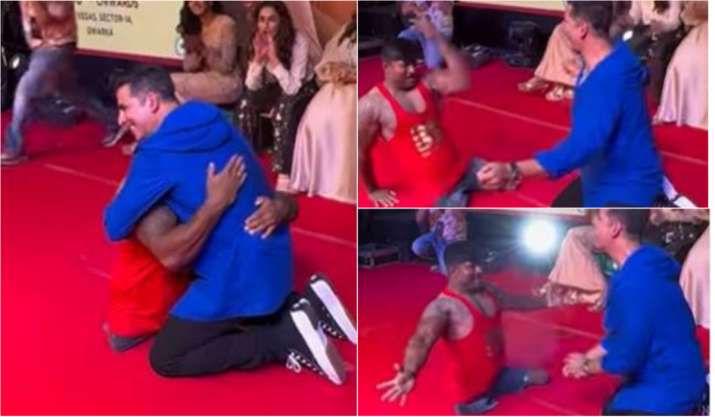 Akshay Kumar Viral Video:अक्षय कुमार के साथ इस शख्स ने बिना पैरों के भी किया जमकर डांस, देखिए वीडियो
