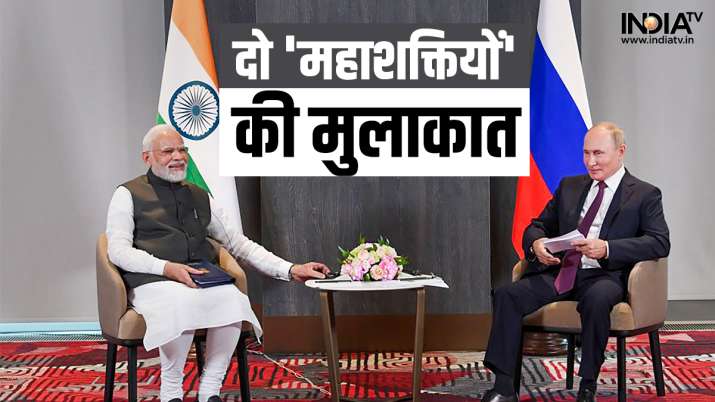 SCO Summit 2022: पीएम मोदी ने रूसी राष्ट्रपति पुतिन से मुलाकात की, कहा- हमारी दशकों पुरानी दोस्ती से पूरी दुनिया वाकिफ