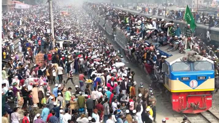 Bishwa ijtema train photo viral