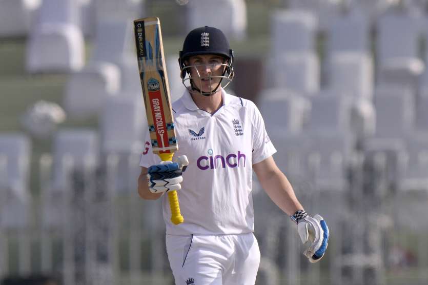 युवा बल्लेबाज हैरी ब्रूक इंग्लैंड के लिए टेस्ट में सबसे तेज शतक लगाने वाले तीसरे खिलाड़ी बने। उन्होंने बेन स्टोक्स (85) को पीछे छोड़ा।