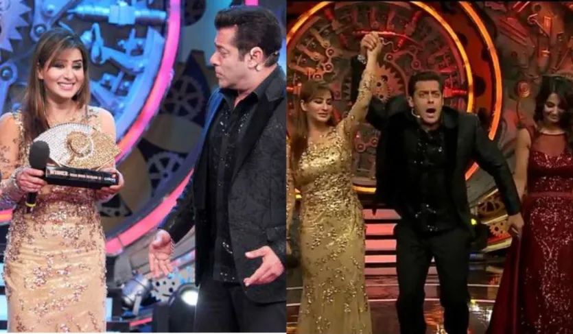 Shilpa Shinde memenangkan Bigg Boss Musim 11 pada tahun 2017. Dia mengalahkan Hina Khan dengan suara terbanyak.