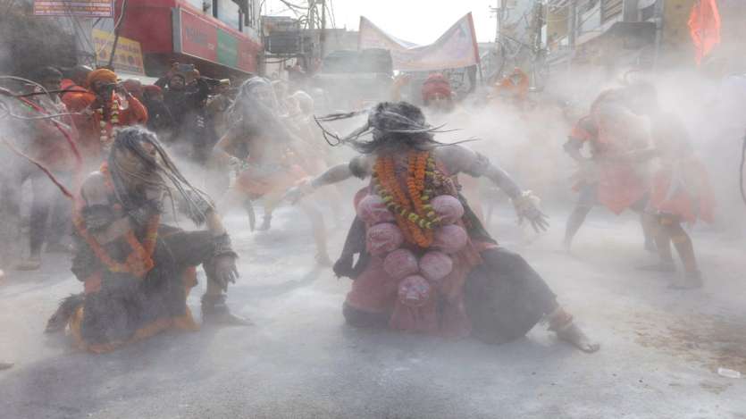 The history of Naga Sadhus is very old; Evidence of the heritage can be found in the coins and paintings of Mohenjo-Daro which depict Naga sadhus worshiping Lord Shiva in the Pashupatinath form.