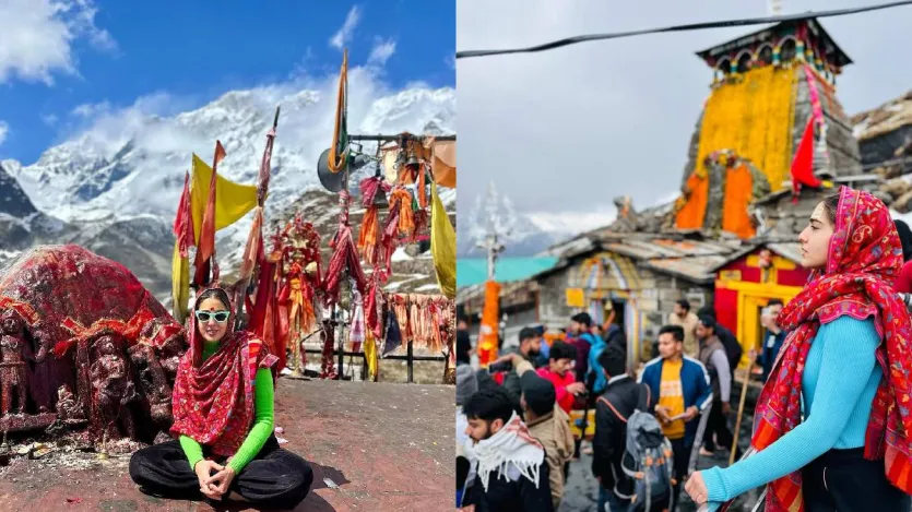 सारा अली खान को अक्सर महादेव की भक्ति में लीन देखा जा सकता है। पहली फिल्म 'केदारनाथ' में भी वो शिव भक्त के रूप में नजर आई थीं। फिल्म की शूटिंग के बाद भी केदारनाथ धाम के लिए उनका मोह कम नहीं हुआ और वो अक्सर केदारनाथ जाती रहती हैं। एक्ट्रेस कई बार अपने दोस्तों और परिवार वालों के साथ केदारनाथ की यात्रा कर चुकी हैं। 
