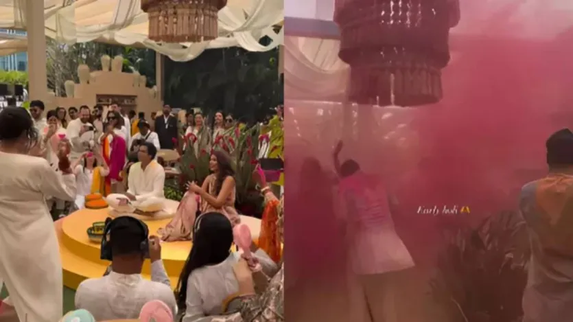 Ele compartilhou algumas fotos em suas histórias no Instagram, onde Konark e Destiny foram vistos sentados e desfrutando da performance de dança de seus convidados. Ao mesmo tempo, para comemorar Holi cedo, todos sopram de cor um no outro. Ele compartilhou algumas fotos em suas histórias no Instagram, onde Konark e Destiny foram vistos sentados e desfrutando da performance de dança de seus convidados. Ao mesmo tempo, para comemorar Holi cedo, todos sopram de cor um no outro.