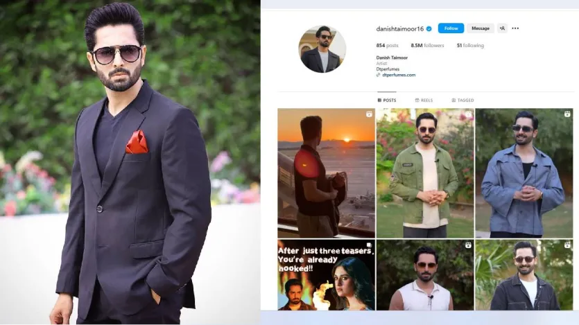 दानिश तैमूर हाल ही में चार शादी की मंजूरी वाले बयान के चलते चर्चा में आए थे। उनके टॉक शो का ये वीडियो भारत में भी काफी चर्चा में रहा था। एक्टर पाकिस्तानी ड्रामों में काम करते हैं और उनकी एक्टिंग को सरहद पार भी काफी पसंद किया जाता है। सोशल मीडिया प्लैटफॉर्म इंस्टाग्राम पर उनके 8.5 मिलियन फॉलोवर्स हैं। उनकी प्रोफाइल भी कई पाकिस्तानी कलाकारों की तरह इंस्टाग्राम पर बैन नहीं की गई है। दानिश तैमूर हाल ही में चार शादी की मंजूरी वाले बयान के चलते चर्चा में आए थे। उनके टॉक शो का ये वीडियो भारत में भी काफी चर्चा में रहा था। एक्टर पाकिस्तानी ड्रामों में काम करते हैं और उनकी एक्टिंग को सरहद पार भी काफी पसंद किया जाता है। सोशल मीडिया प्लैटफॉर्म इंस्टाग्राम पर उनके 8.5 मिलियन फॉलोवर्स हैं। उनकी प्रोफाइल भी कई पाकिस्तानी कलाकारों की तरह इंस्टाग्राम पर बैन नहीं की गई है।