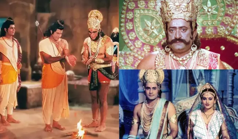 'रामायण' में अरुण गोविल राम के रूप में, दीपिका चिखलिया सीता के रूप में और सुनील लहरी लक्ष्मण के रूप में थे। अरविंद त्रिवेदी एक जाना-माना नाम है, जिन्हें रावण के रूप में लिया गया था, जबकि बॉलीवुड स्टार दारा सिंह ने हनुमान की भूमिका निभाई थी। शो की लोकप्रियता ने मुख्य अभिनेताओं को घर-घर में मसहूर कर दिया।