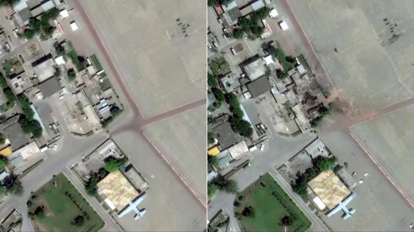 India also attacked Pakistan's most high profile Noor Khan Airbase on the morning of May 10. Noor Khan is a short distance from the Pakistani army headquarters in airbase Rawalpindi. Pakistan's strategic air assets are stationed here. Noor Khan Airbase air covering Islamabad, the capital of Pakistan. Pakistan has set up its most sophisticated air defense radar system to protect it. However, nothing was worked out of it. India also attacked Pakistan's most high profile Noor Khan Airbase on the morning of May 10. Noor Khan is a short distance from the Pakistani army headquarters in airbase Rawalpindi. Pakistan's strategic air assets are stationed here. Noor Khan Airbase air covering Islamabad, the capital of Pakistan. Pakistan has set up its most sophisticated air defense radar system to protect it. However, nothing was worked out of it.