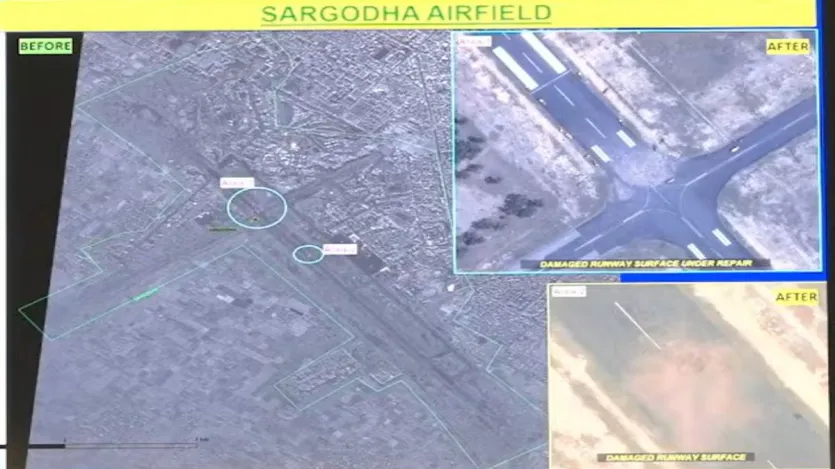 Many military airbase of Pakistan was demolished in India's air strike. This picture is of Sargodha Airbase. Pictures before the attack clearly showed that she is absolutely safe. He looks damaged in pictures after the attack. Many military airbase of Pakistan was demolished in India's air strike. This picture is of Sargodha Airbase. Pictures before the attack clearly showed that she is absolutely safe. He looks damaged in pictures after the attack.