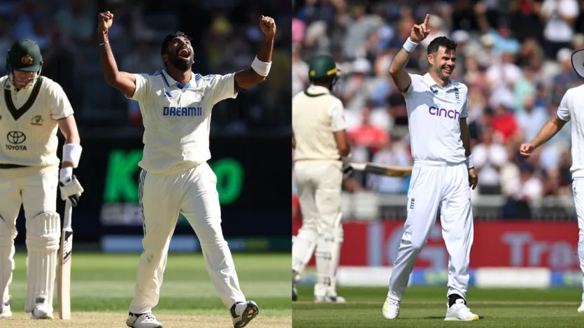 जसप्रीत बुमराह ने अपने करियर में अब तक 47 मैचों की 90 पारियों में गेंदबाजी करते हुए 19.49 के औसत से कुल 217 विकेट हासिल किए हैं। वहीं, जेम्स एंडरसन ने 47 टेस्ट मैचों में 85 पारियों में 34.73 के औसत से कुल 161 विकेट हासिल किए थे। विकेट लेने के मामले में बुमराह एंडरसन से काफी आगे हैं।