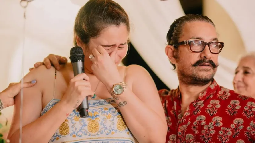 उन्होंने तस्वीरें शेयर करते हुए कैप्शन में लिखा- 'हमारी 'मीरा', इससे ज्यादा और क्या मांगा सकता था!! आपके बिना यह जर्नी नामुमकिन थी आमिर। हम आपसे प्यार करते हैं। इस खूबसूरत नाम के लिए आपका बहुत-बहुत शुक्रिया।'