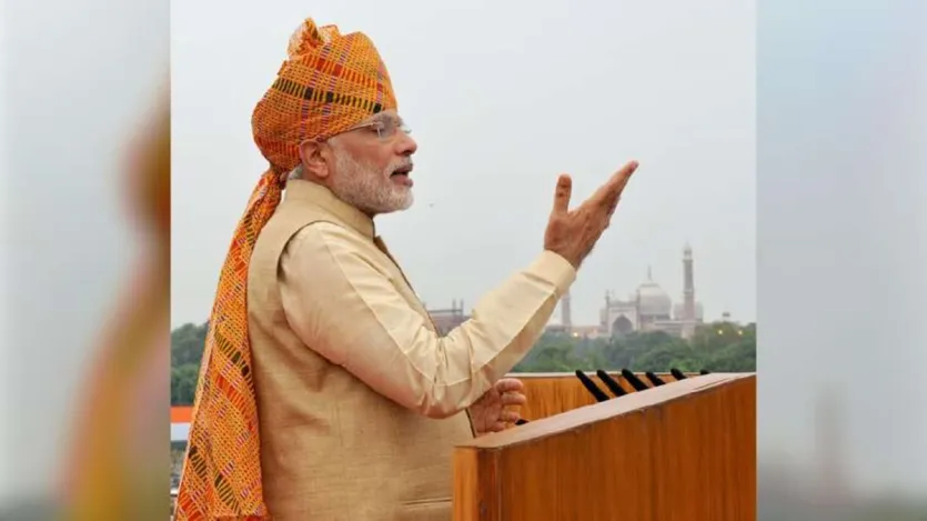 2015 में क्रिस-क्रॉस राजस्थानी शैली की पगड़ी पहनी थी। इसमें पीले रंग के साथ-साथ लाल और गहरे हरे रंग के शेड्स शामिल थे।
