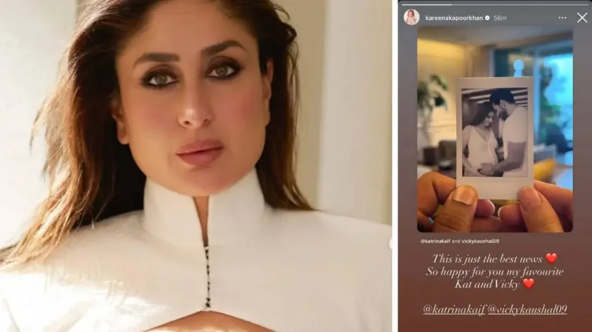 करीना कपूर खान ने भी कैटरीना कैफ और विक्की कौशल को इस नई जर्नी की शुरुआत करने पर बधाई दी। एक्ट्रेस ने एक पोस्ट शेयर किया, जिसके साथ कैप्शन में लिखा- 'ये बेस्ट न्यूज है। मेरे पसंदीदा विक्की और कैटरीना आप दोनों के लिए मैं बहुत खुश हूं।'