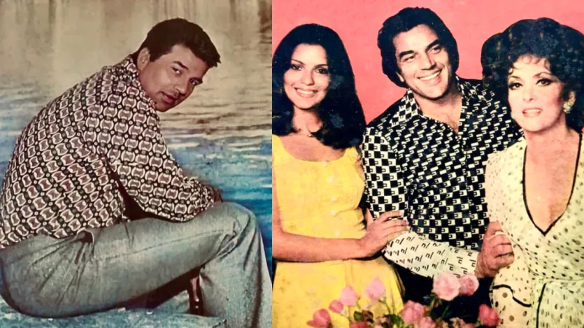 70 के दशक में धर्मेंद्र ने प्रिंटेड शर्ट और बेल बॉटम पैंट पहनकर फैशन का नया ट्रेंड सेट किया। 