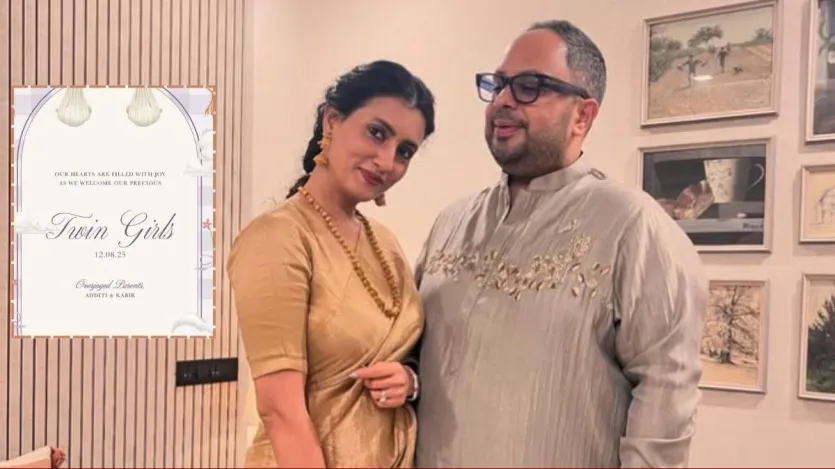 अदिति गुप्ता और कबीर चोपड़ा: अदिति गुप्ता और कबीर चोपड़ा के लिए इस साल खुश होने के दो कारण थे, क्योंकि उनके घर जुड़वां बेटियां आई हैं। उत्साहित माता-पिता ने सोशल मीडिया पर अपने प्रशंसकों के साथ यह खुशखबरी साझा करते हुए लिखा, 'घबराहट, खुशी और भावुकता। आखिरकार हमने अपना छोटा सा राज़ दुनिया के साथ साझा कर दिया है।' उनकी बेटियां 12 अगस्त, 2025 को इस दुनिया में आईं और अपनी खुशी जाहिर करते हुए उन्होंने तस्वीर के साथ लिखा, 'हमारी प्यारी जुड़वां बेटियों का स्वागत करते हुए हमारा दिल खुशी से भर गया है।'