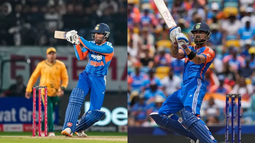 तिलक वर्मा इस वक्त टीम इंडिया के लिए टी20 इंटरनेशनल में नंबर 3 पर लगातार अच्छा प्रदर्शन कर रहे हैं। उन्होंने साउथ अफ्रीका के खिलाफ हाल ही में खेली गई सीरीज में शानदार बल्लेबाजी की थी और टीम इंडिया की जीत में अपना अहम योगदान दिया था। इससे पहले विराट कोहली भारत के लिए नंबर 3 पर खूब रन बनाए थे। इस बीच हम आपको बताएंगे कि 40-40 टी20 इंटरनेशनल मैचों के बाद दोनों प्लेयर्स का रिकॉर्ड कैसा था।