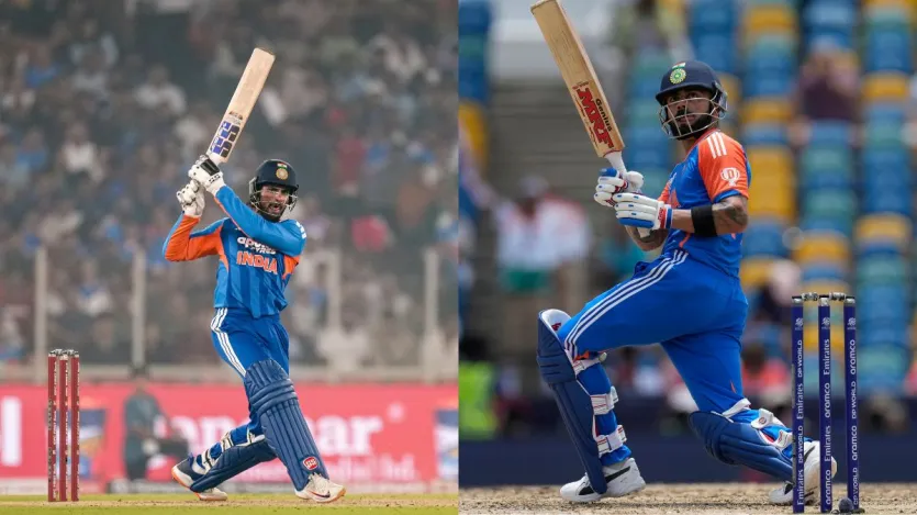 तिलक वर्मा की बात करें तो वह अब तक अपने करियर में 40 टी20 मैच खेल चुके हैं। इस दौरान उन्होंने अब तक 37 पारियों में 49.29 के औसत से 1183 रन बनाए हैं। वहीं अगर बात करें विराट कोहली की तो उन्होंने अपने करियर में 125 मैच खेले थे। इस दौरान उन्होंने 40 मैचों की 37 पारियों में 53.55 के औसत से 1446 रन बनाए थे। रन बनाने के मामले में विराट काफी आगे हैं।