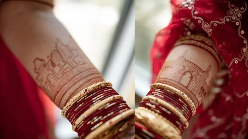 रूपल ने अपनी मेहंदी में मुंबई को लेकर अपना प्यार जाहिर किया है। उन्होंने अपने एक हाथ में गेटवे ऑफ इंडिया बनवाते हुए मुंबई लिखवाया तो वहीं दूसरे में हॉलीवुड। इसी के साथ उनकी मेहंदी के चर्चे भी शुरू हो गए हैं। कई ने एक्ट्रेस की इस खूबसूरत मेहंदी डिजाइन की तारीफ की।