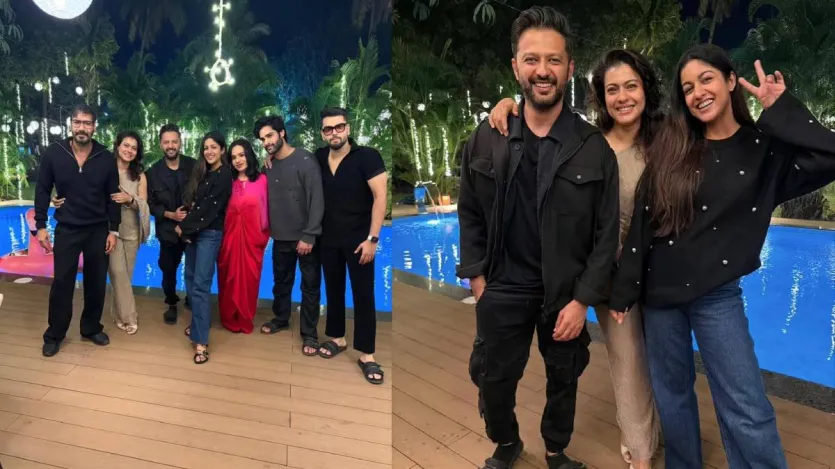 दिग्गज अभिनेत्री काजोल ने अपने परिवार और करीबी दोस्तों के साथ बेहद सादगी और गर्मजोशी के साथ नया साल मनाया। उन्होंने इंस्टाग्राम पर पार्टी की अंदर की तस्वीरें शेयर कीं, जिसमें वह बेज रंग का स्टाइलिश जंपसूट पहने नजर आ रही हैं। तस्वीरों में अजय देवगन, उनकी भाभी इशिता दत्ता, एक्टर वत्सल सेठ और अजय के भतीजे अमन और दानिश भी नजर आ रहे हैं। सभी के चेहरे पर मुस्कान और साथ बिताए पलों की खुशी साफ नजर आ रही है. काजोल ने तस्वीरों के साथ एक इमोशनल कैप्शन भी लिखा, जिसमें उन्होंने जीवन के महत्व के बारे में बात की और सभी को नए साल की शुभकामनाएं दीं।