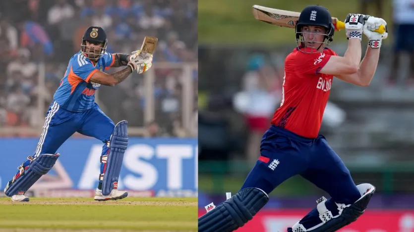 सूर्यकुमार यादव vs हैरी ब्रूक : 52 टी20 मैचों के बाद कैसा है दोनों का प्रदर्शन