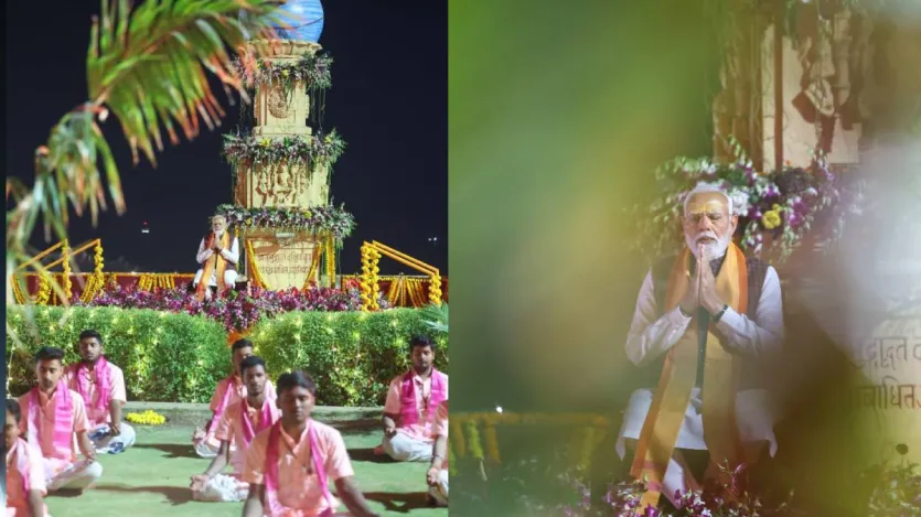 ड्रोन शो के दौरान 'शिव तांडव', 'डमरू', 'ओम' और 'त्रिशूल' जैसी आकृतियों के माध्यम से सोमनाथ की सदियों पुरानी यात्रा को दर्शाया गया। शो के दौरान 'अखंड सोमनाथ, अखंड भारत' का संदेश भी प्रदर्शित किया गया।