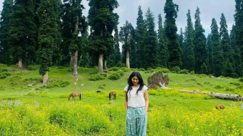 साई पल्लवी: मलयालम, तेलुगु और तमिल फिल्मों में अपनी यादगार भूमिकाओं के लिए जानी जाने वाली साई पल्लवी अब हिंदी सिनेमा में भी अपनी प्रतिभा दिखाने के लिए तैयार हैं। प्रशंसित अभिनेत्री 2026 में दो प्रमुख फिल्मों के साथ बॉलीवुड में अपनी शुरुआत करेंगी। (छवि स्रोत-Instagram@saipallavi.senthamarai)