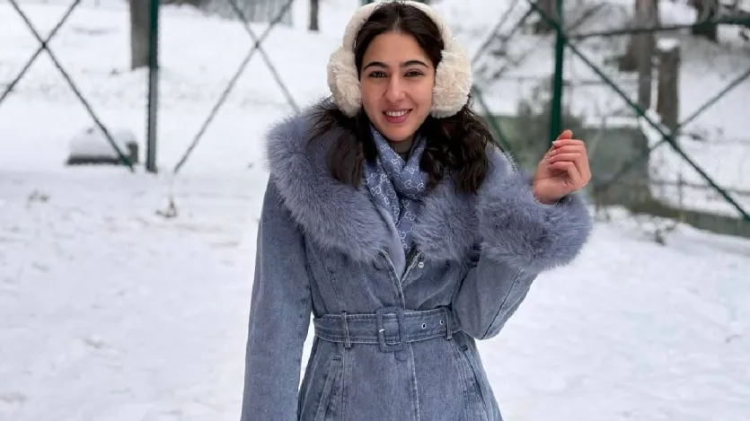 लेकिन इन तस्वीरों में सारा का जो लुक सबसे ज्यादा उभरकर सामने आ रहा है वो है उनका डेनिम लुक। सारा ने इस लुक से साबित कर दिया है कि डेनिम लुक कभी भी, कहीं भी फेल नहीं हो सकता, चाहे कितनी भी ज्यादा ठंड क्यों न हो।