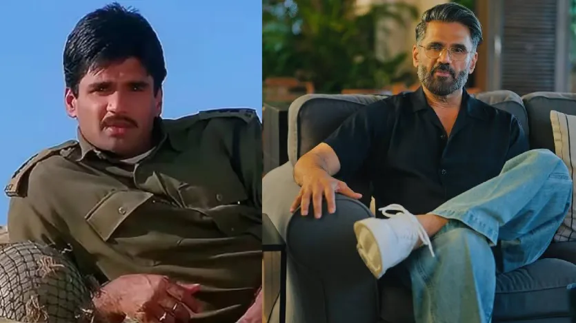 सुनील शेट्टी- 1997 में रिलीज हुई 'बॉर्डर' में सुनील शेट्टी ने कैप्टन भैरव सिंह का किरदार निभाया था और अपने अभिनय से हर किसी को इंप्रेस कर दिया था। अब बॉर्डर 2 में सुनील के बेटे अहान शेट्टी नजर आने वाले हैं। वहीं सुनील की बात करें तो अभिनेता 64 साल के हो गए हैं और अब भी बेहद फिट हैं।