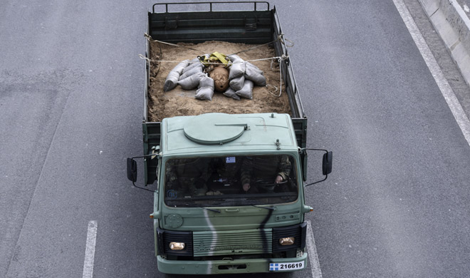 Greece World War II bomb defused | AP Photo Greece World War II bomb defused | AP Photo- India TV Hindi