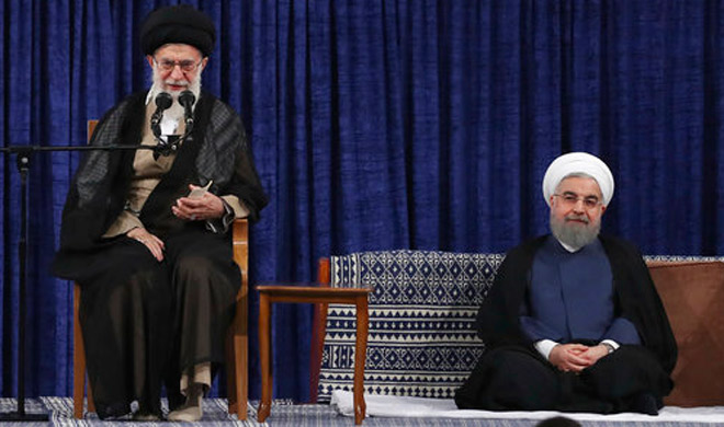 Ayatollah Ali Khamenei and Hassan Rouhani | AP Photo Ayatollah Ali Khamenei and Hassan Rouhani | AP Photo- India TV Hindi