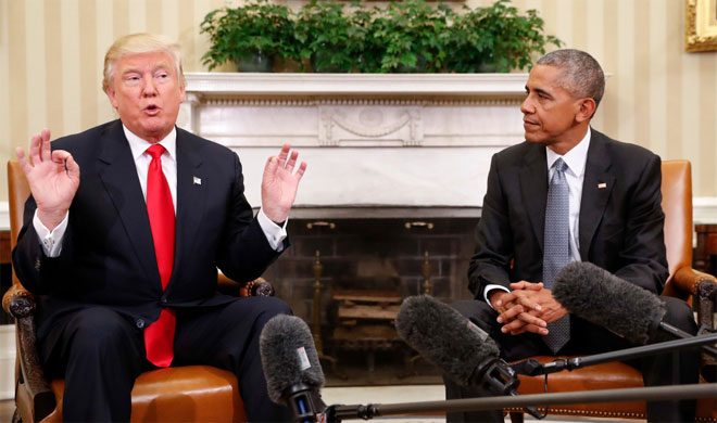 Donald Trump and Barack Obama Donald Trump and Barack Obama- India TV Hindi