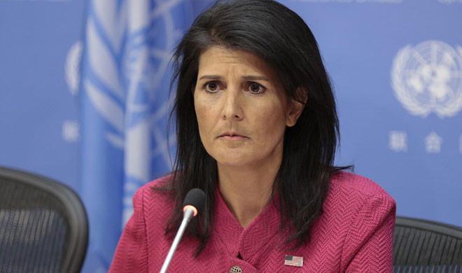 Haley said want to save nuclear deal then take action on... Haley said want to save nuclear deal then take action on...- India TV Hindi