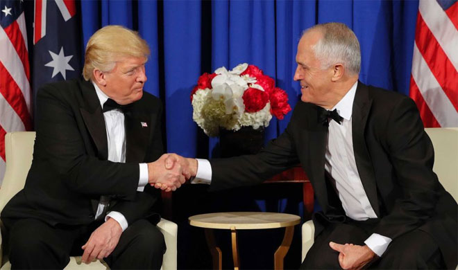 Donald Trump and Malcolm Turnbull | AP Photo Donald Trump and Malcolm Turnbull | AP Photo- India TV Hindi