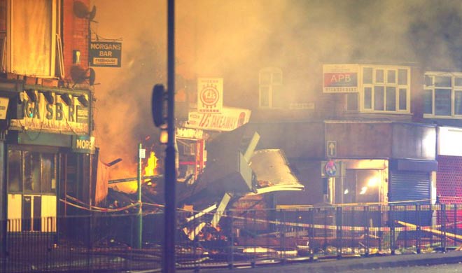 Huge blast in Leicester 6 people injured Huge blast in Leicester 6 people injured - India TV Hindi