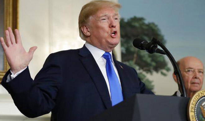 Trump announces 60 billion dollar tariff on imports from... Trump announces 60 billion dollar tariff on imports from...- India TV Hindi