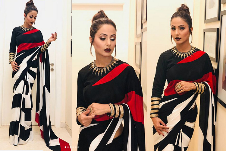 hina khan saree hina khan saree- India TV Hindi