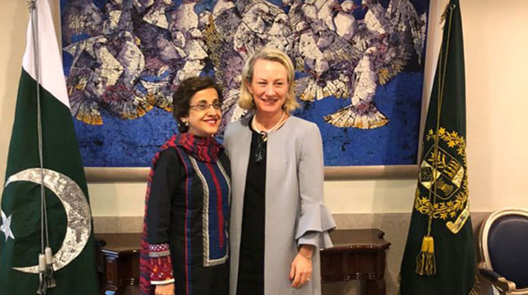 Tehmina Janjua and Alice Wells | Pakistan Foreign Office Tehmina Janjua and Alice Wells | Pakistan Foreign Office- India TV Hindi