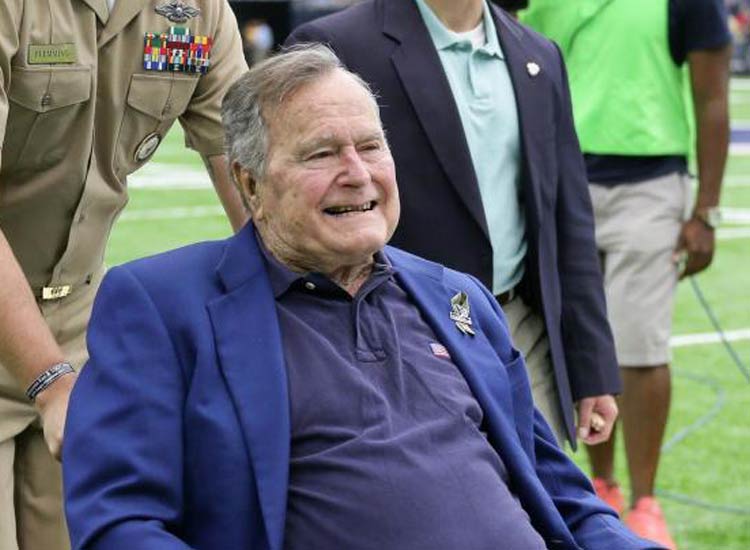 George HW Bush came out of ICU George HW Bush came out of ICU- India TV Hindi