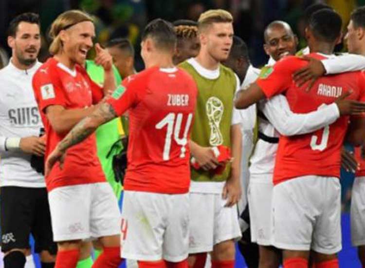 Fifa World Cup 2018 Switzerland draws 2-2 with Costa... Fifa World Cup 2018 Switzerland draws 2-2 with Costa...- India TV Hindi