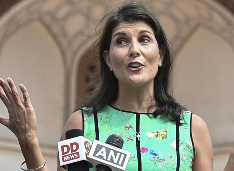 India journey aims to strengthen relations said nikki... India journey aims to strengthen relations said nikki...- India TV Hindi