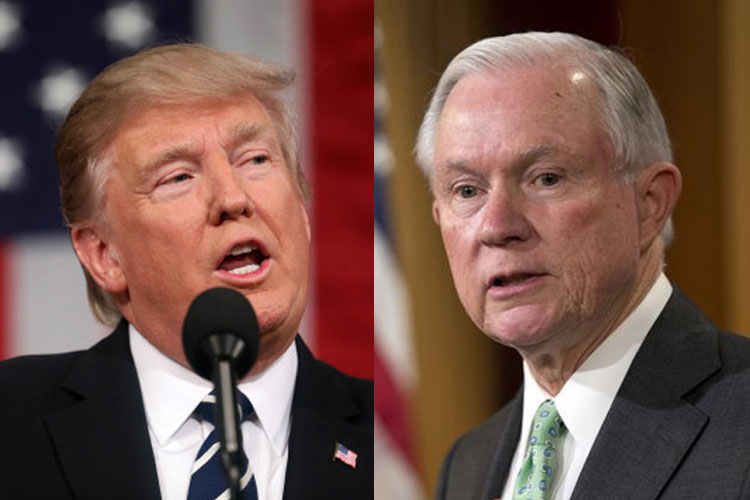 Donald Trump launches fresh attack on Jeff Sessions | AP Donald Trump launches fresh attack on Jeff Sessions | AP- India TV Hindi