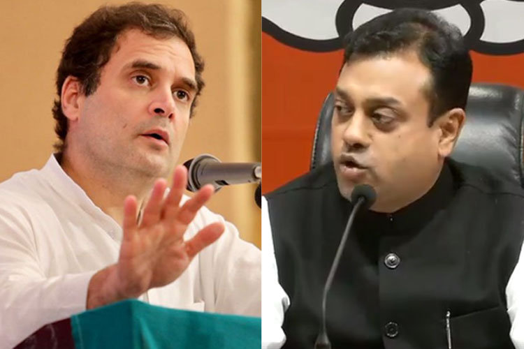 Rahul Gandhi and Sambit Patra Rahul Gandhi and Sambit Patra- India TV Hindi