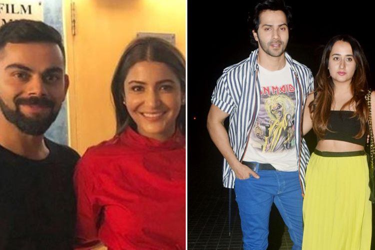 Virat Kohli Anushka Sharma, Varun Dhawan, Natasha Dalal Virat Kohli Anushka Sharma, Varun Dhawan, Natasha Dalal- India TV Hindi