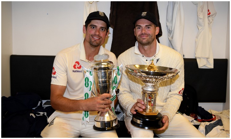 Alastair Cook and James Anderson Alastair Cook and James Anderson- India TV Hindi
