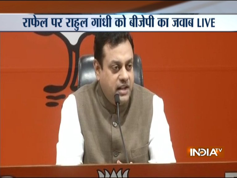 BJP's statement on Rahul Gandhi's Rafale deal allegations BJP's statement on Rahul Gandhi's Rafale deal allegations - India TV Hindi
