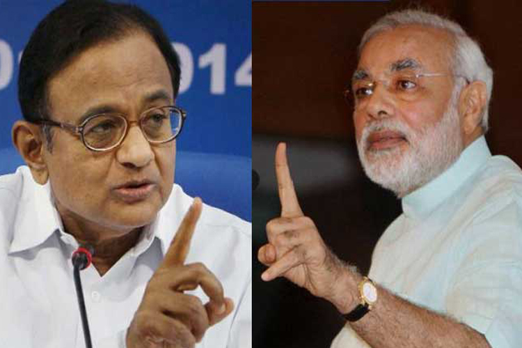 चिदंबरम ने मोदी पर पलटवार करते हुए कांग्रेस अध्यक्षों के नाम गिनाए चिदंबरम ने मोदी पर पलटवार करते हुए कांग्रेस अध्यक्षों के नाम गिनाए - India TV Hindi