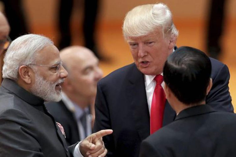 Modi Trump Abe Modi Trump Abe- India TV Hindi
