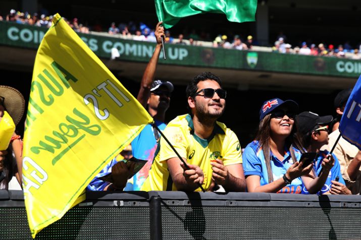 Fans enjoying India vs Australia's match Fans enjoying India vs Australia's match- India TV Hindi